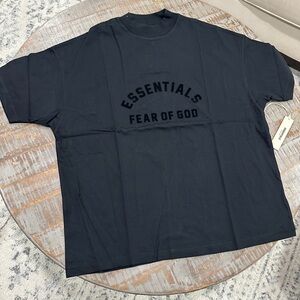 Fear of God Essentials Black Short Sleeve Tee
